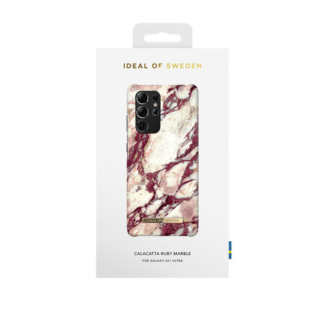 iDeal of Sweden iDeal of Sweden Galaxy S21 Ultra Hülle - Calacatta Ruby Marble iDeal of Sweden iDeal of Sweden Galaxy S21 Ultra Hülle - Calacatta Ruby Marble