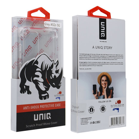 UNIQ Accessory UNIQ Accessory Étui Samsung Galaxy A52 - A52s - Transparent - Antishock UNIQ Accessory UNIQ Accessory Étui Samsung Galaxy A52 - A52s - Transparent - Antishock