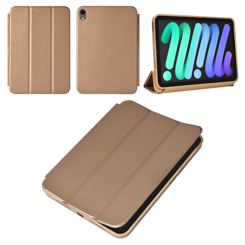 iPad Mini 2021 Book Case Tablet Housse - Or - Smart Case