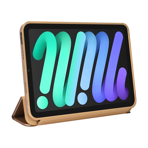 iPad Mini 2021 Book Case Tablet Housse - Or - Smart Case