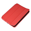 iPad Mini 2021 Book Case Tablet Cover - Red - Smart Case