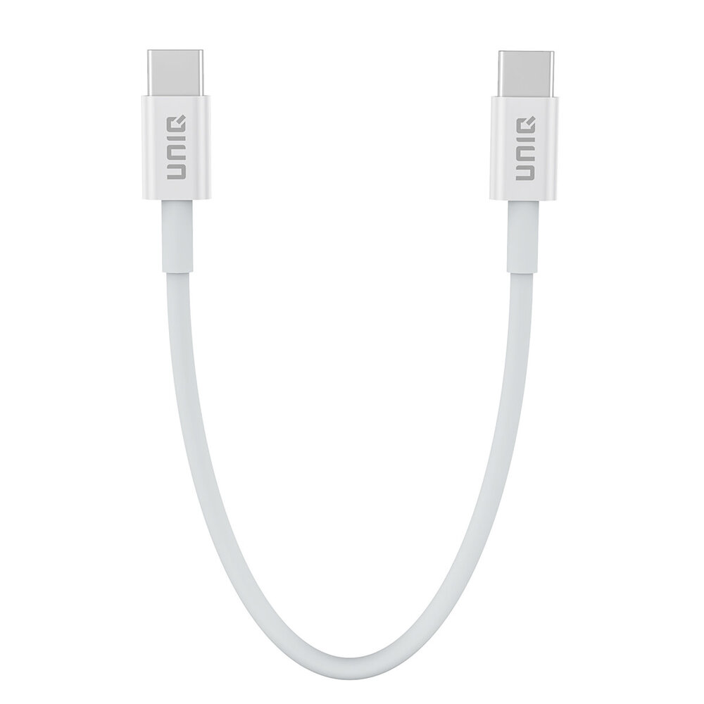 UNIQ Accessory UNIQ Accessory Typ-C-zu-Typ-C-Kabel – 20 cm – Weiß UNIQ Accessory UNIQ Accessory Typ-C-zu-Typ-C-Kabel – 20 cm – Weiß