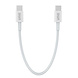 UNIQ Accessory UNIQ Accessory Typ-C-zu-Typ-C-Kabel – 20 cm – Weiß UNIQ Accessory UNIQ Accessory Typ-C-zu-Typ-C-Kabel – 20 cm – Weiß