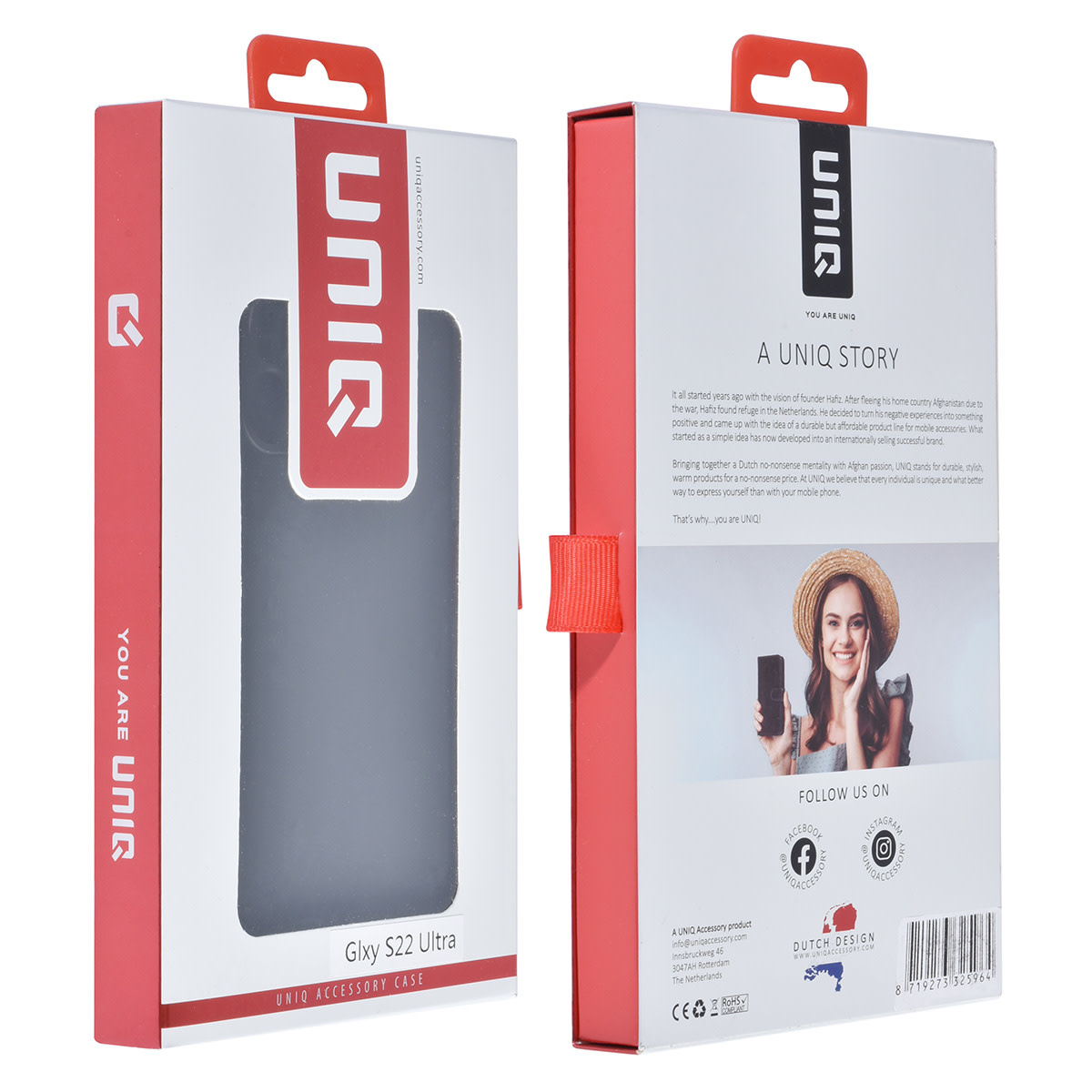 UNIQ Accessory UNIQ Accessory Samsung Galaxy S22 Ultra TPU Backcover - Zwart, foto 4 van 4