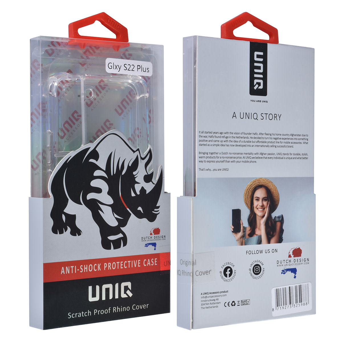 UNIQ Accessory UNIQ Accessory Samsung Galaxy S22 Plus Hardcase Backcover - Antishock - Transparant, foto 4 van 4