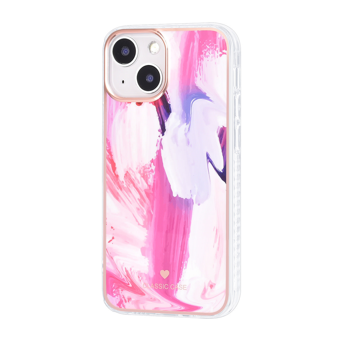UNIQ Accessory UNIQ Classic Case iPhone 13 Mini TPU Back Cover hoesje - Graffiti Pink, foto 2 van 3