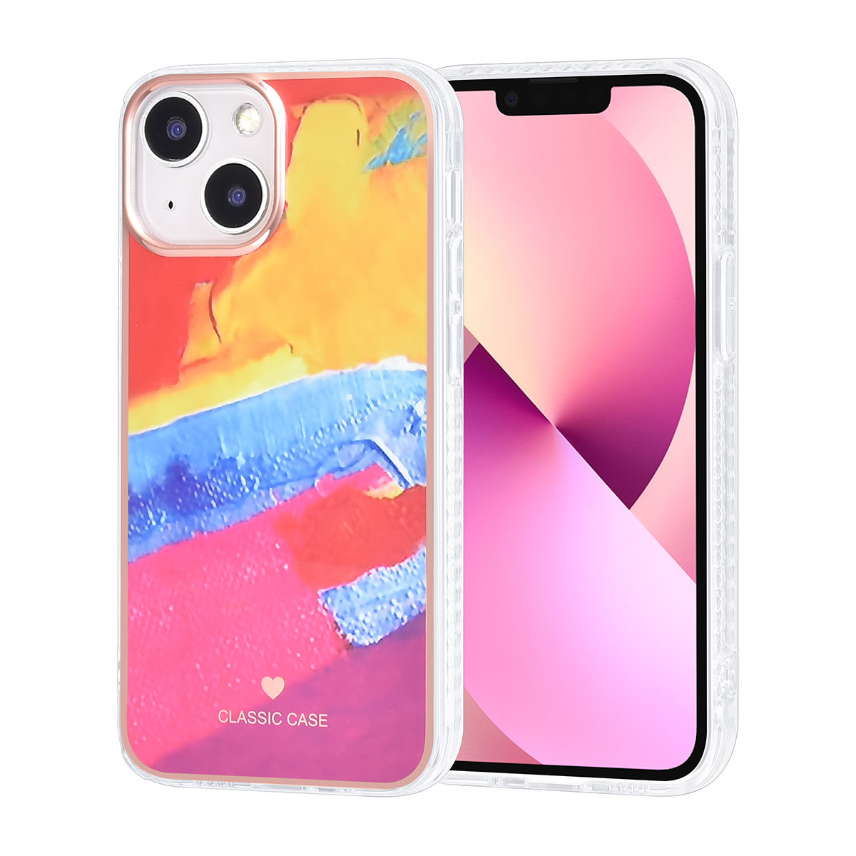 UNIQ Accessory UNIQ Classic Case iPhone 13 Mini TPU Back Cover hoesje - Graffiti
