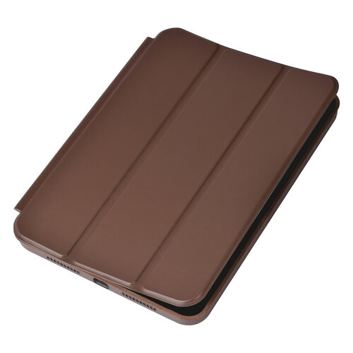 iPad Mini 2021 Book Case Tablet Housse - Marron foncé - Smart Case