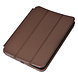 iPad Mini 2021 Book Case Tablethoes - DonkerBruin - Smart Case iPad Mini 2021 Book Case Tablethoes - DonkerBruin - Smart Case