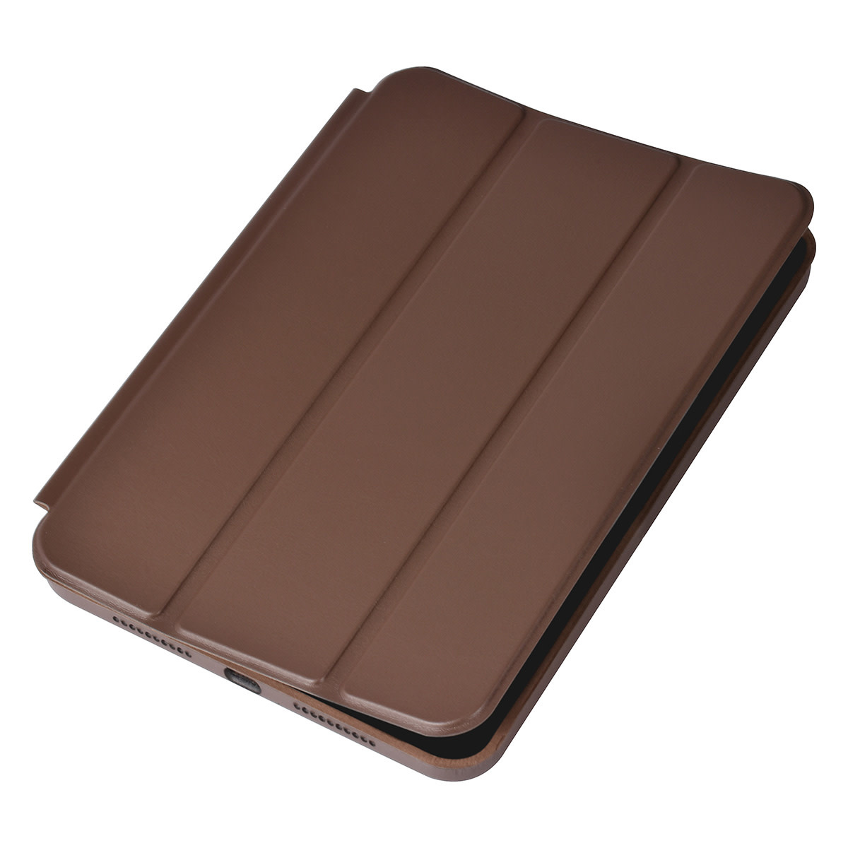 iPad Mini 2021 Book Case Tablethoes - DonkerBruin - Smart Case, foto 5 van 6