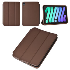 iPad Mini 2021 Book Case Tablet Cover - Dunkelbraun - Smart Case