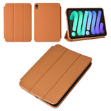 iPad Mini 2021 Book Case Tablet Housse - Brun clair - Smart Case