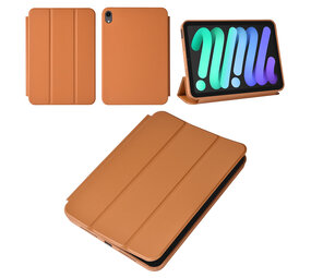 iPad Mini 2021 Book Case Tablet Cover - Hellbraun - Smart Case iPad Mini 2021 Book Case Tablet Cover - Hellbraun - Smart Case