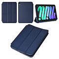 iPad Mini 2021 Book Case Tablet Cover - Dunkelblau - Smart Case