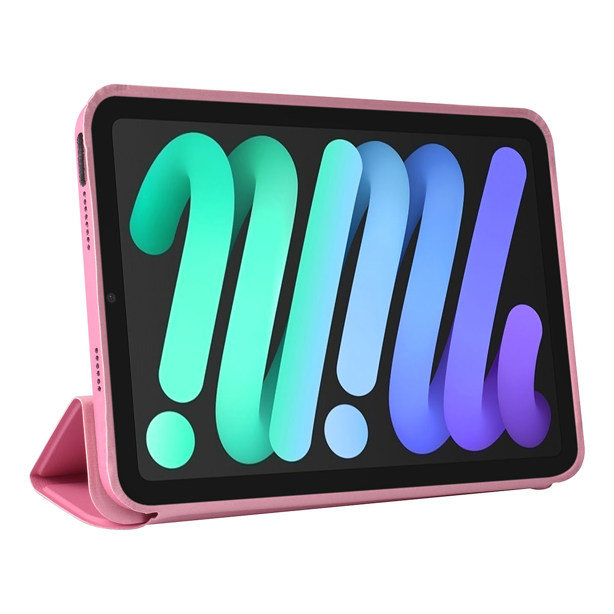 iPad Mini 2021 Book Case Tablethoes - Roze - Smart Case, foto 6 van 6
