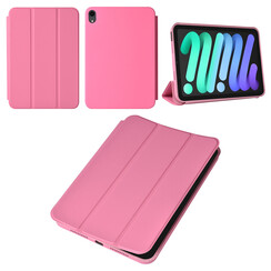 iPad Mini 2021 Book Case Tablet Cover - Pink - Smart Case