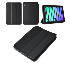 iPad Mini 2021 Book Case Tablet Cover - Black - Smart Case iPad Mini 2021 Book Case Tablet Cover - Black - Smart Case