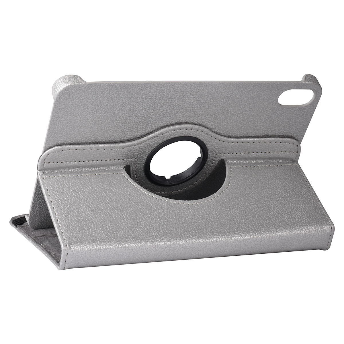 iPad Mini 2021 Book Case Tablethoes - Zilver - 360 graden draaibaar, foto 5 van 6