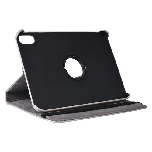 iPad Mini 2021 Book Case Tablethoes - Zilver - 360 graden draaibaar