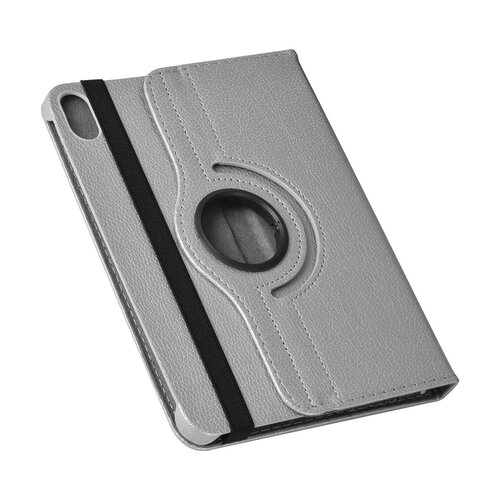 iPad Mini 2021 Book Case Tablethoes - Zilver - 360 graden draaibaar