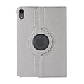 iPad Mini 2021 Book Case Tablethoes - Zilver - 360 graden draaibaar