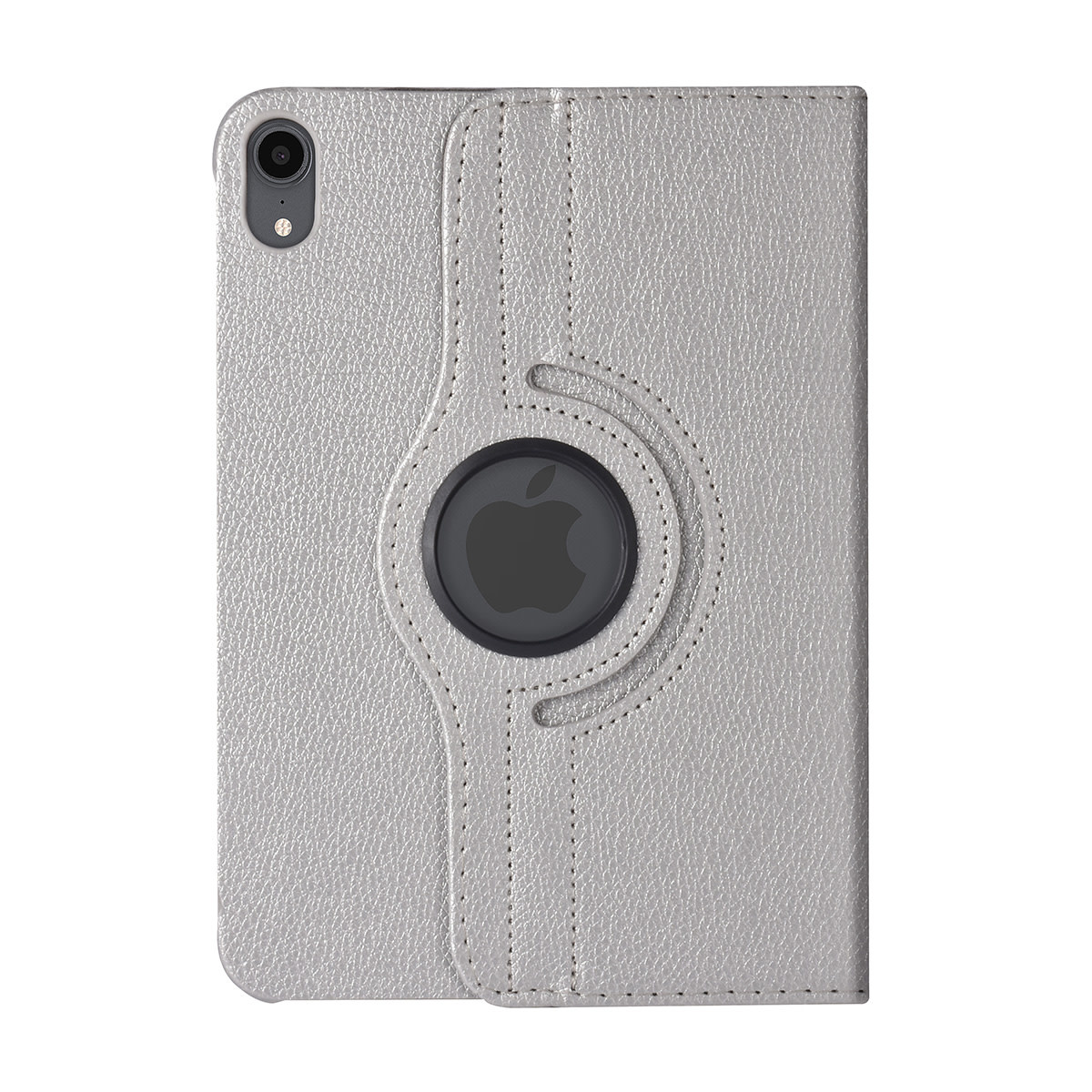 iPad Mini 2021 Book Case Tablethoes - Zilver - 360 graden draaibaar, foto 2 van 6
