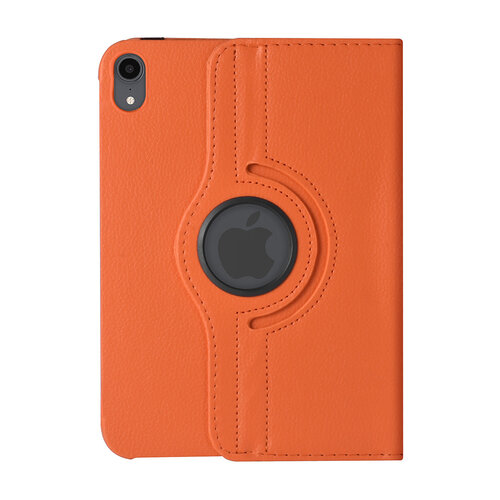iPad Mini 2021 Book Case Tablet Cover - Orange - 360 Degree Rotatable