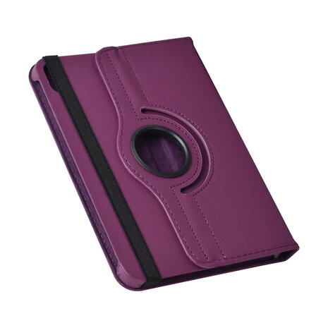 iPad Mini 2021 Book Case Tablet Cover - Purple - 360 Degree Rotatable iPad Mini 2021 Book Case Tablet Cover - Purple - 360 Degree Rotatable