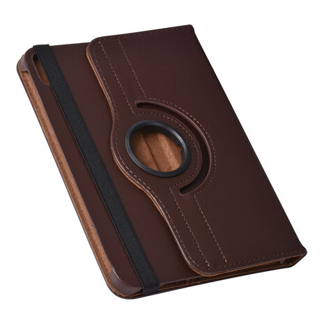 iPad Mini 2021 Book Case Tablet Cover - Brown - 360 Degree Rotatable iPad Mini 2021 Book Case Tablet Cover - Brown - 360 Degree Rotatable