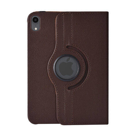 iPad Mini 2021 Book Case Tablet Cover - Brown - 360 Degree Rotatable iPad Mini 2021 Book Case Tablet Cover - Brown - 360 Degree Rotatable