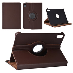 iPad Mini 2021 Book Case Tablethoes - Bruin - 360 graden draaibaar