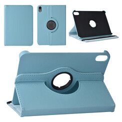 iPad Mini 2021 Book Case Tablet Cover - Hellblau - 360 Grad drehbar