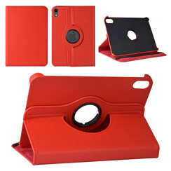 iPad Mini 2021 Book Case Tablet Cover - Red - 360 Degree Rotatable