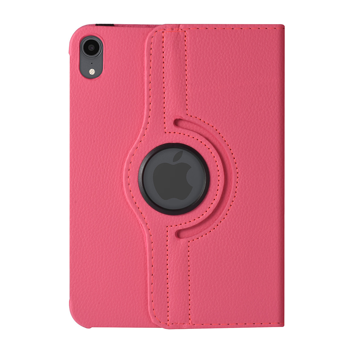 iPad Mini 2021 Book Case Tablethoes - Felroze - 360 graden draaibaar, foto 2 van 6