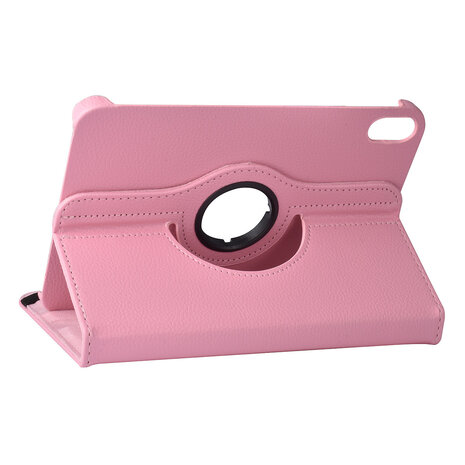 iPad Mini 2021 Book Case Tablet Cover - Rose - Rotatif à 360 degrés iPad Mini 2021 Book Case Tablet Cover - Rose - Rotatif à 360 degrés
