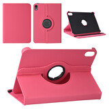 iPad Mini 2021 Book Case Tablet Cover - Rose vif - Rotatif à 360 degrés
