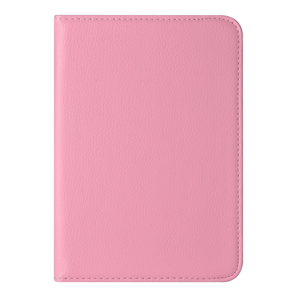 iPad Mini 2021 Book Case Tablet Cover - Rose - Rotatif à 360 degrés iPad Mini 2021 Book Case Tablet Cover - Rose - Rotatif à 360 degrés