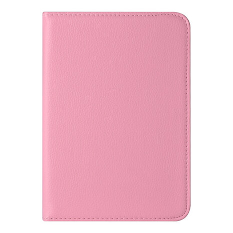 iPad Mini 2021 Book Case Tablet Cover - Rose - Rotatif à 360 degrés iPad Mini 2021 Book Case Tablet Cover - Rose - Rotatif à 360 degrés
