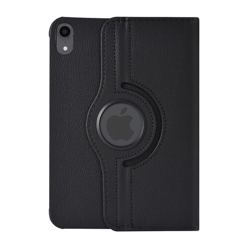iPad Mini 2021 Book Case Tablet Cover - Black - 360 Degree Rotatable