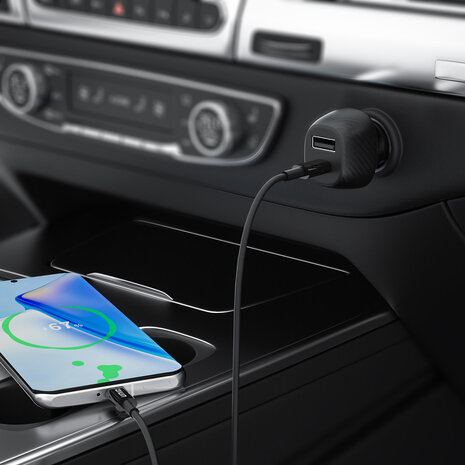 UNIQ Accessory UNIQ Accessory 2,4 A und 36 Watt Dual-Port-Schnellladegerät fürs Auto – mit USB-Typ-C-Kabel UNIQ Accessory UNIQ Accessory 2,4 A und 36 Watt Dual-Port-Schnellladegerät fürs Auto – mit USB-Typ-C-Kabel