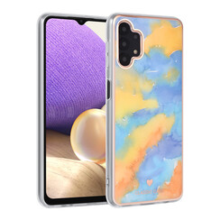 UNIQ Classic Case Samsung Galaxy A32 5G TPU Back Cover hoesje - Marble Yellow