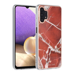 UNIQ Classic Case Samsung Galaxy A32 5G TPU Back Cover hoesje - Marble Red