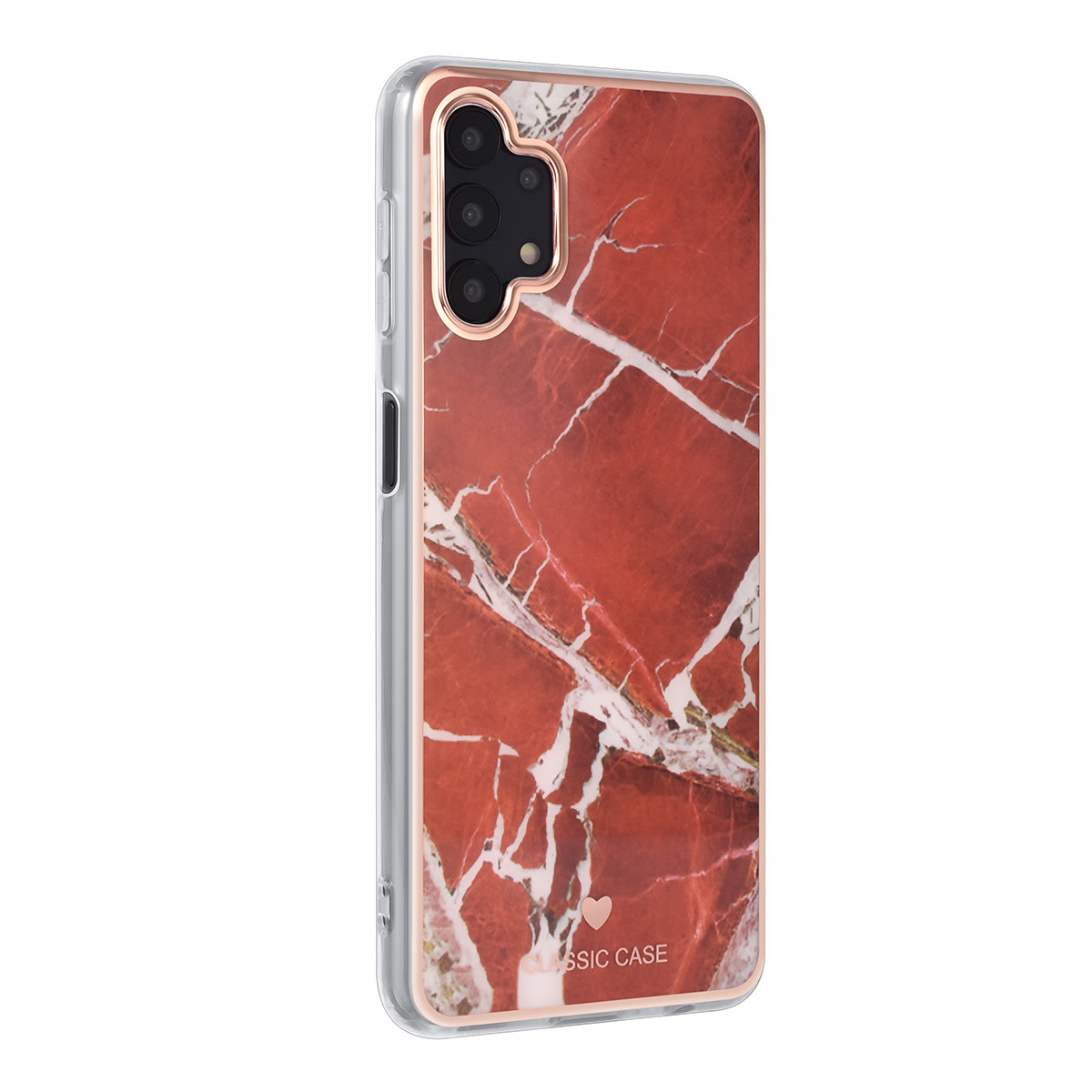 UNIQ Accessory UNIQ Classic Case Samsung Galaxy A32 5G TPU Back Cover hoesje - Marble Red, foto 2 van 3