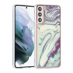 UNIQ Accessory Galaxy S21 Plus Case - Marble Aquamarine
