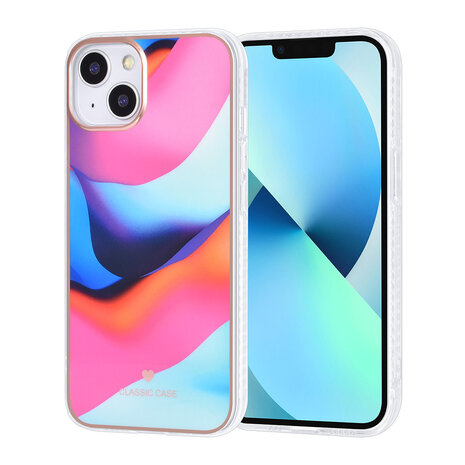 UNIQ Accessory UNIQ Classic Case iPhone 13 & 14 TPU Back Cover hoesje - Curved Colors UNIQ Accessory UNIQ Classic Case iPhone 13 & 14 TPU Back Cover hoesje - Curved Colors