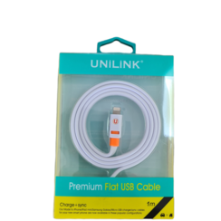 Unilink Apple Lightning Kable  Fast charging Data Transfer  -Wit