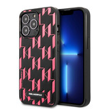 Karl Lagerfeld Karl Lagerfeld iPhone 13 Pro Hardcase-Rückseite - Monogram Plaque - Rosa Karl Lagerfeld Karl Lagerfeld iPhone 13 Pro Hardcase-Rückseite - Monogram Plaque - Rosa