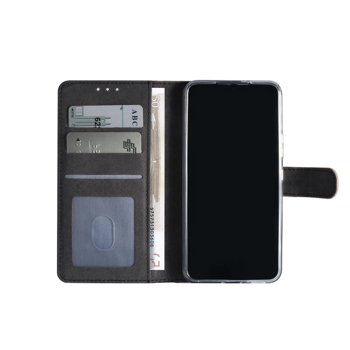 Samsung Galaxy S22 Booktype hoesje - Pasjeshouder - Magneetsluiting - Goud, foto 4 van 4
