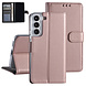 Samsung Galaxy S22 Book type Case - Card holder - Magnetic closure - Rose Gold Samsung Galaxy S22 Book type Case - Card holder - Magnetic closure - Rose Gold