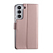 Samsung Galaxy S22 Book type Case - Card holder - Magnetic closure - Rose Gold Samsung Galaxy S22 Book type Case - Card holder - Magnetic closure - Rose Gold